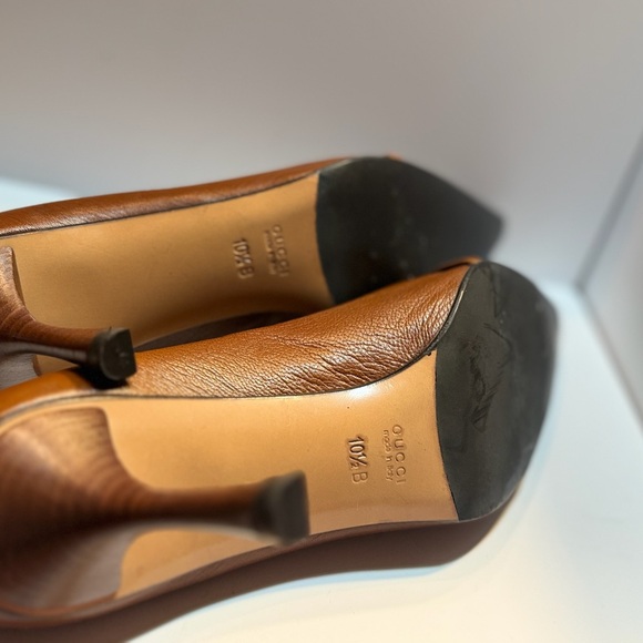 Gucci brown leather size 10.5B - Picture 7 of 8